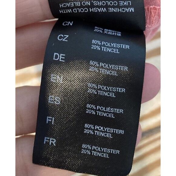 Kuhl T Shirt Dress Size Small Women’s Pink V Neck - Picture 5 of 8